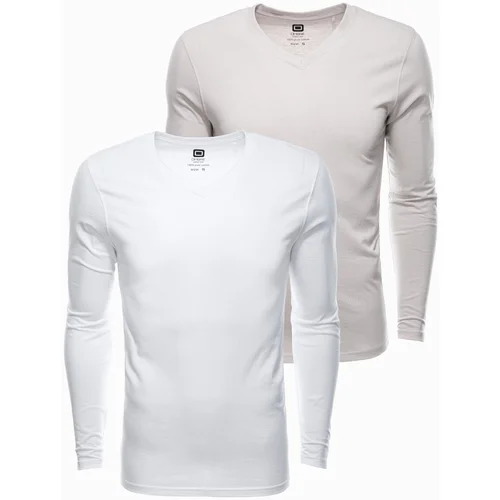 Ombre Men's V-NECK longsleeve set - mix 2