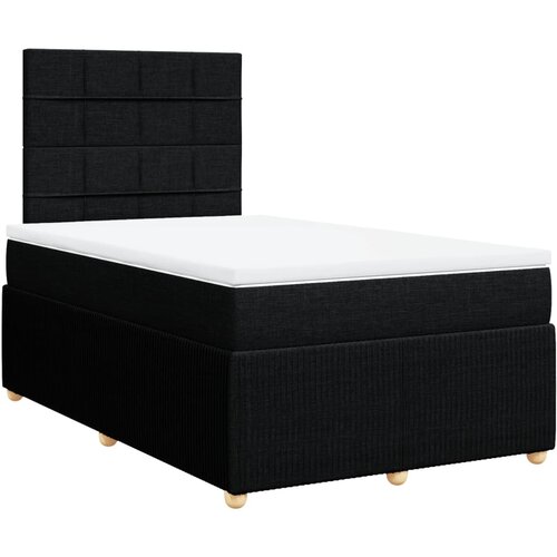 Maison Chic Box spring postelja - Vzmetna postelja z vzmetnico črna 120x190 cm blago SL24066, (21880044) Cene