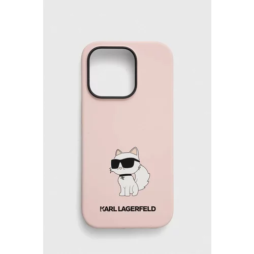 Karl Lagerfeld Etui za telefon iPhone 14 Pro 6,1 roza barva