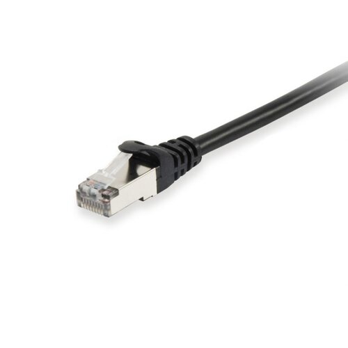 Equip 605593 RJ45 omrežni kabel\, Patch kabel CAT 6 S/FTP 0.25 m črna pozlačeni konektorji 1 kos, (20421437) Cene