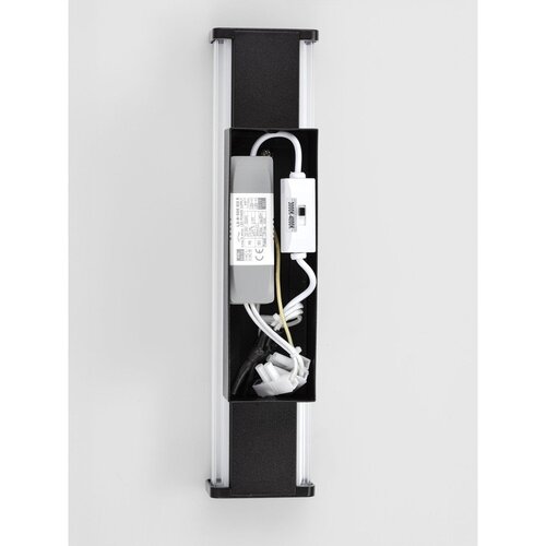 Nova Luce Mat crna metalna LED zidna lampa Misty &amp;ndash; Slike