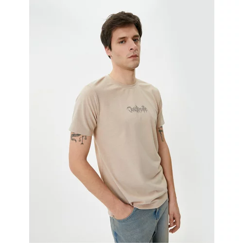 Koton Motto Printed T-Shirt Crew Neck Short Sleeve