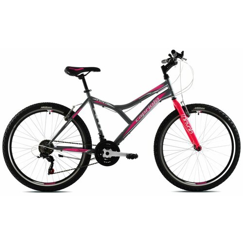 Capriolo MTB bicikl Diavolo 600 26"/18HT sivo - pink Cene