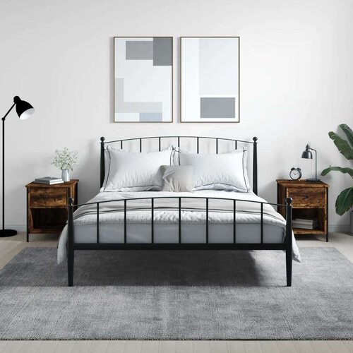  Noćni ormarići 2 kom boja hrasta 40x42x50 cm konstruirano drvo Cijene