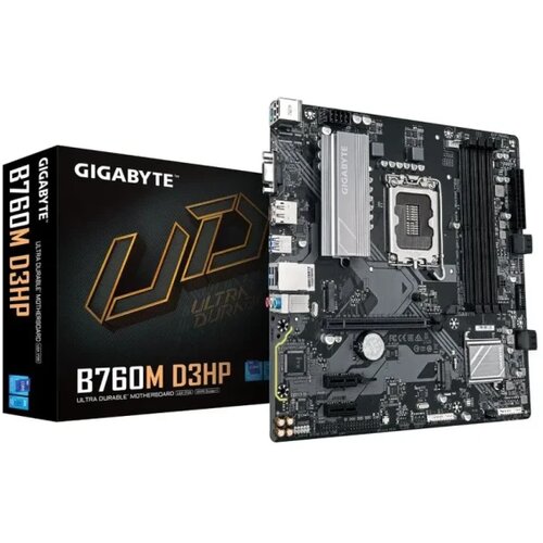 Gigabyte Matična ploča Intel B760 Micro ATX, D3HP G10, AMI UEFI, Crna Slike