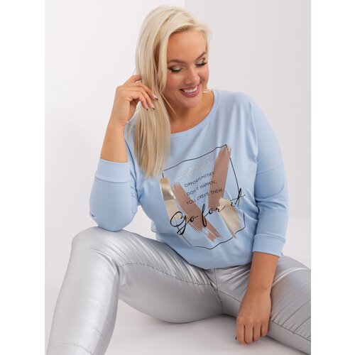 RELEVANCE Blouse-RV-BZ-8981.31P-light blue Slike