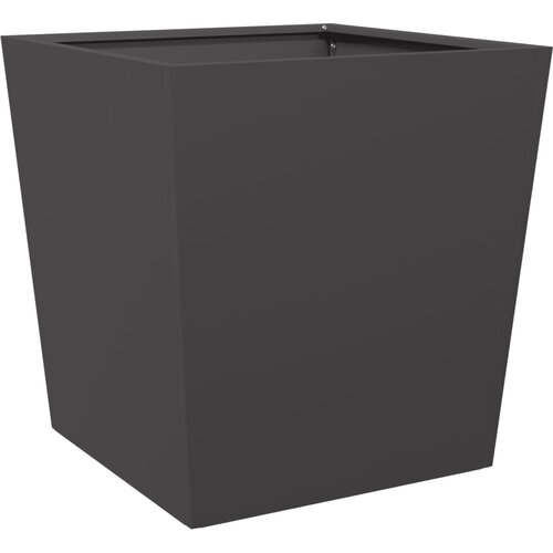 Maison Chic Vrtno korito - Greda - Cvetlični Lonec črna 50x50x50 cm jeklo, (21789667) Cene