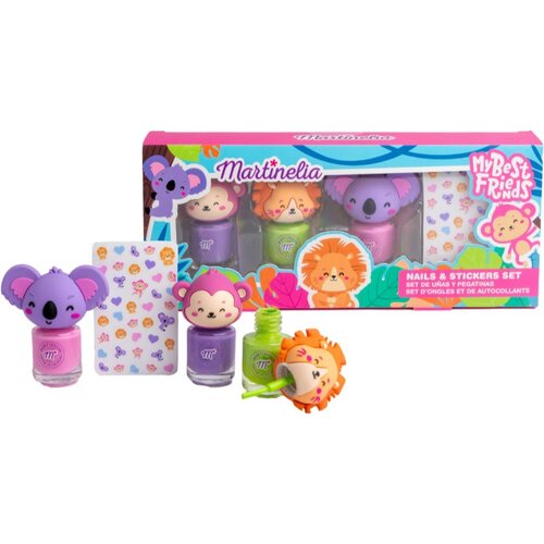Martinelia My Best Friends Nails &amp;amp; Stickers Set set za djecu Slike