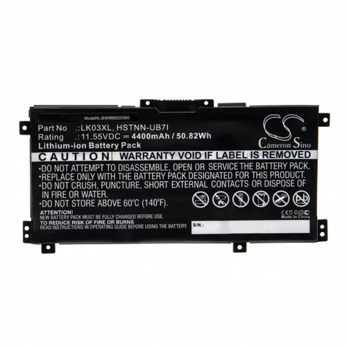 VHBW baterija za hp x360 15-BP / 15-CN / 17-AE / 17-BW, 4400 mah