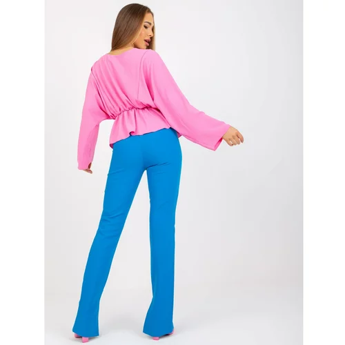 Fashion Hunters One size pink blouse with wide Raquel sleeves
