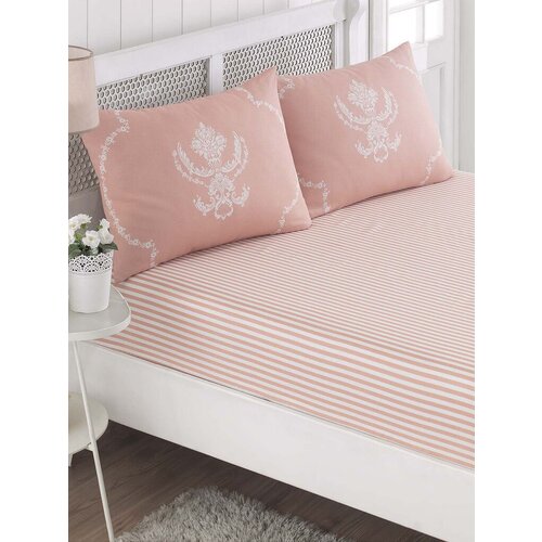 Lessentiel Maison set čaršav i 2 jastučnice pure, 200x220 cm, rozi Cene