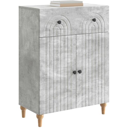  Kreveta Betonska siva 66 x 34,5 x 90 cm Konstruirano drvo Slike