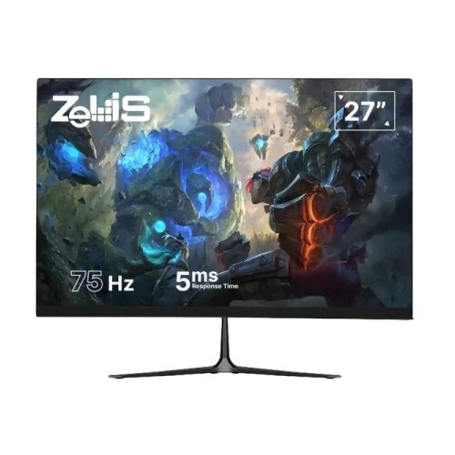 Zeus ZUS271IPS IPS FHD, HDMI, VGA, 75Hz, Frameless monitor 27" ( 5292 ) Cene