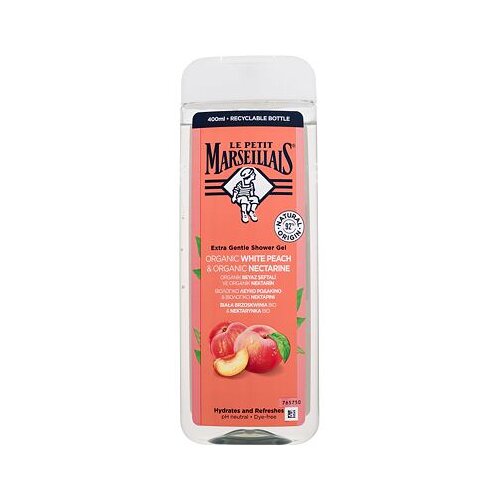 Le Petit Marseillais Extra Gentle Shower Gel Organic White Peach & Organic Nectarine hidratantni i osvježavajući gel za tuširanje 400 ml za žene Cijene
