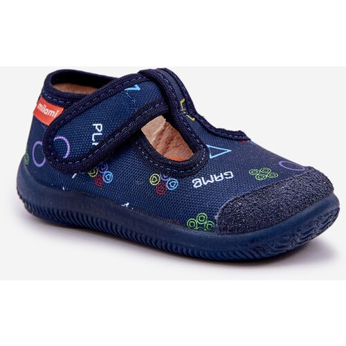 Boto Kids Slippers Milami Elastic With Velcro Navy Ambette Cijene
