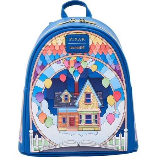 Disney Loungefly mini ruksak Pixar Up Stained Glass Slike