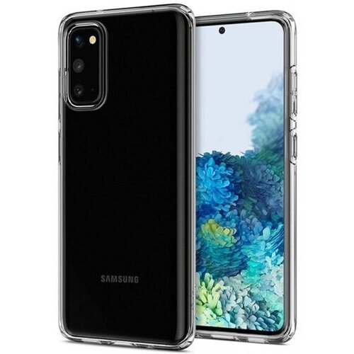 Spigen liquid crystal ovitek za samsung galaxy s20 g980 - prozoren Cene