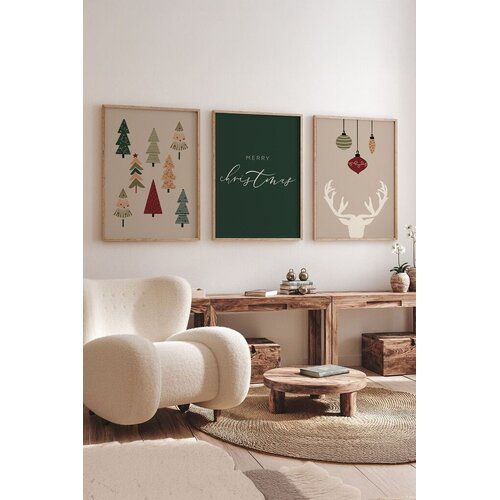 Wallity Uokvirena slika Nwyearmdl7, 33x48 cm, 3 dijela Cene