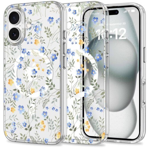 Onasi Clear Case Aurora Flower za iPhone 16 MagSafe - prozoren Cene