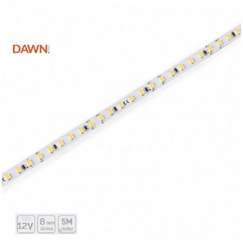 Dawn LED traka 12V 12W/M 6500K IP20 (HL 2835-120-W, 5M, 8mm) Slike