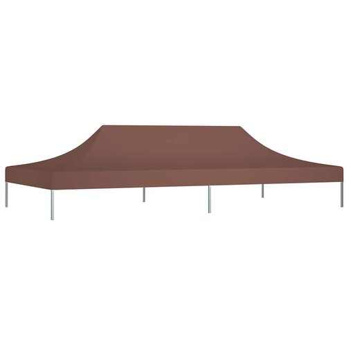 Krov za &amp;scaron;ator za zabave 6 x 3 m smeđi 270 g/m&amp;sup2; Slike