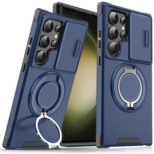  Torbica camshield ring stand za samsung S918B galaxy S23 ultra plava Cene
