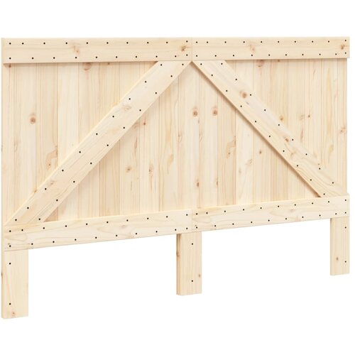 Maison Chic posteljno vzglavje - vzglavna omarica - nočna omarica 160x104 cm trdna borovina, (21704447) Slike