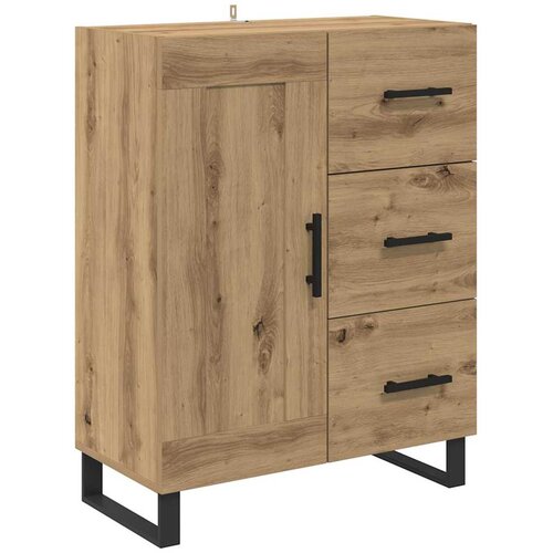 vidaXL Strani &scaron;al s predalom Umetni hrast 69,5 x 34 x 90 cm, (5000108437) Cene
