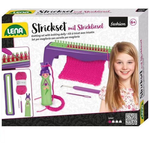 Lena LENA: Kreativni set za pletenje in kvačkanje z iglami in prejo Slike