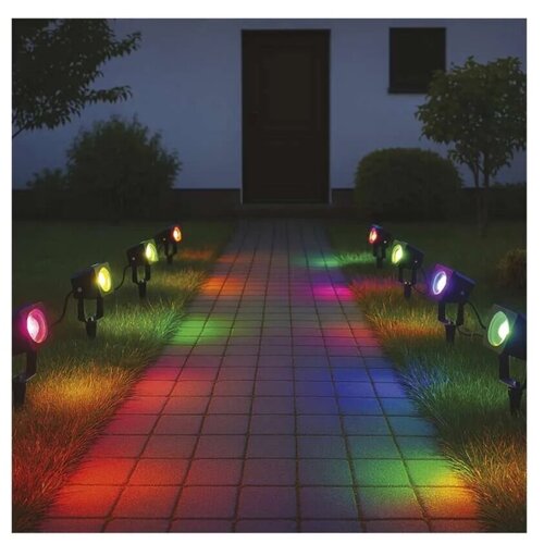 Emos ziw194r Gosmart led reflektor 7w rgb ic dimabilni wi-fi set 4 komada ( 3585 ) Slike