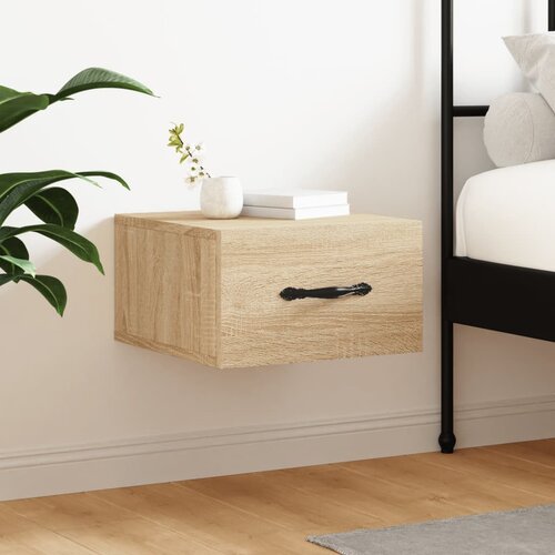 vidaXL Zidni noćni ormarić boja hrasta sonome 35x35x20 cm Cijene
