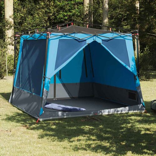 vidaXL Šator s krovom Ostalo s zračnim otvorom Plava i crna 291 x 291 cm Cijene
