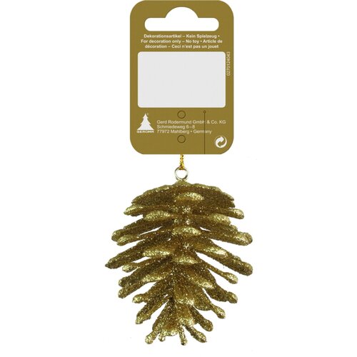  Okrasni storž za božično drevo (7 cm, umetna masa, zlata) Cene