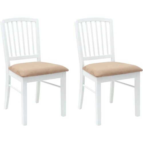 Trpezarijske stolice 2 pcs Bijelo 50 x 52 5 x 91 cm Slike