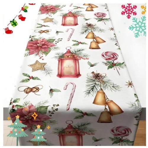 Mila Home Nadstolnjak s božićnim motivom 45x140 cm Merry Christmas &amp;ndash; Slike