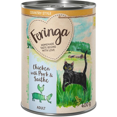 Feringa Country Style Meni 6 x 400 g - Pi&amp;scaron;čanec s svinjino &amp;amp; sajem Slike