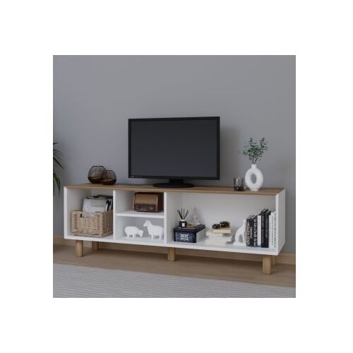 Hanah home Hanah Kućna TV komoda, boemski stil, 1600-143, 160x56x40 cm, bijela Slike