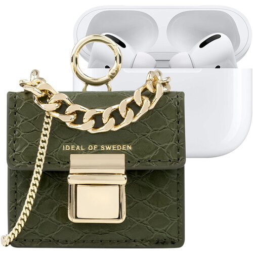 Oem IDEAL OF SWEDEN, Mini torbica za AirPods Any Generation model Cleo z nastavljivim ramenskim trakom, Zelena, (5000227513) Cene