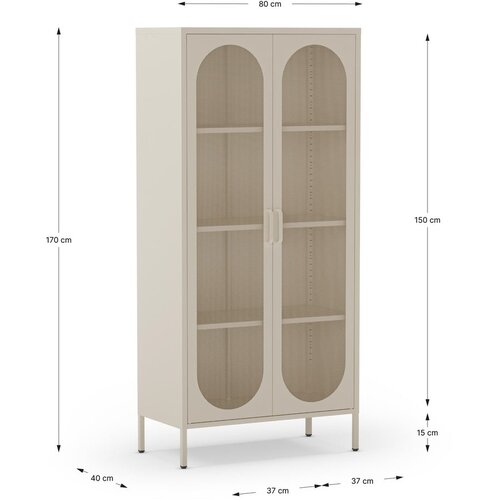 Marckeric Kremno bela omarica 80x170 cm Diora &amp;ndash; Slike