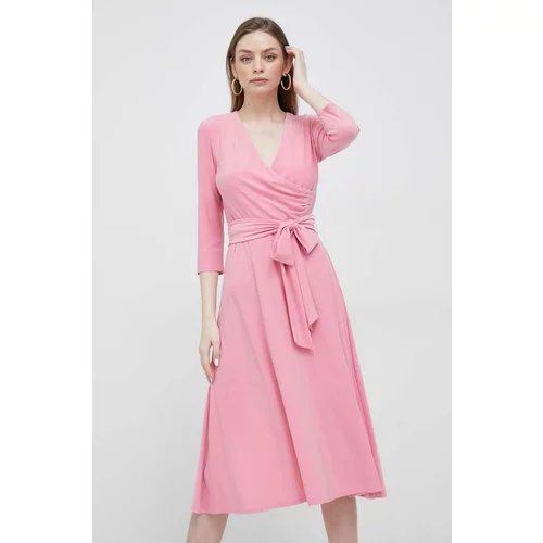 Polo Ralph Lauren Obleka roza barva