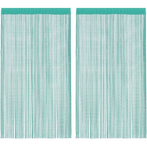 vidaXL Zavese iz nitk 2 kosa 140x250 cm turkizne barve Cene