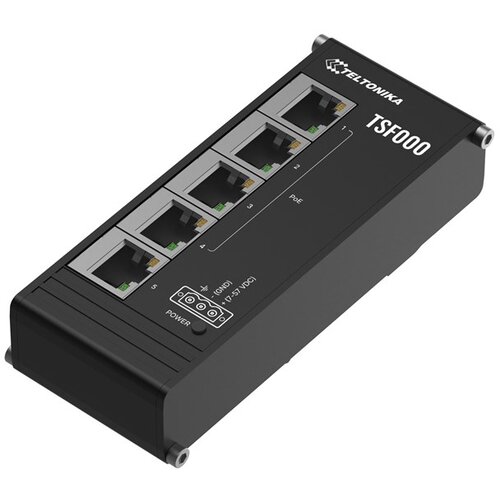 Teltonika TSF000 Unmanaged Fast Ethernet (10 /100) Power over Ethernet (PoE) Desktop Black Cijene