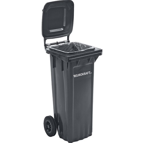 Eurokraft pro Smetnjak iz umetne mase, DIN EN 840, prostornina 80 l, &amp;Scaron;xVxG 448 x 932 x 514 mm, antracitna Slike