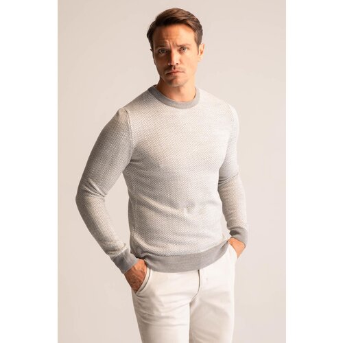 Defacto Slim Fit Crew Neck Knitwear Sweater Slike
