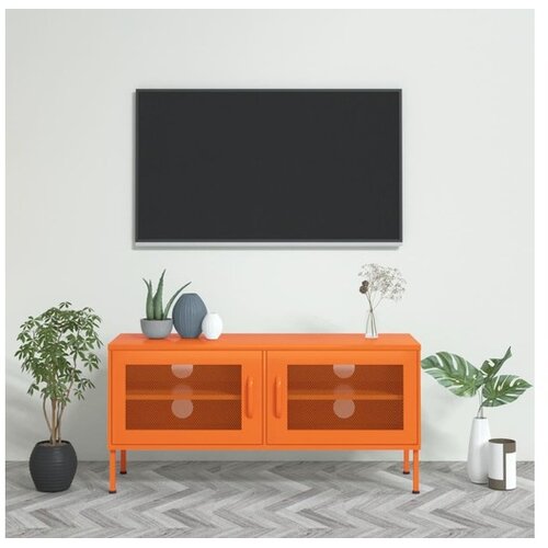  ormarić narančasti 105 x 35 x 50 cm čelični Cene