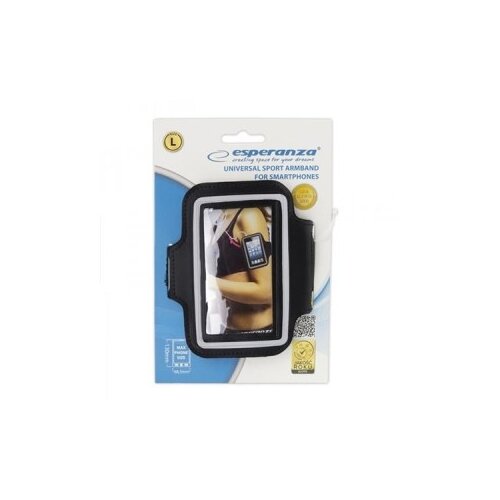  Sportska futrola za mobitel ESPERANZA ARMBAND, velicina L, 68,5 x 130mm, touch sensitive EMA122K-L Slike