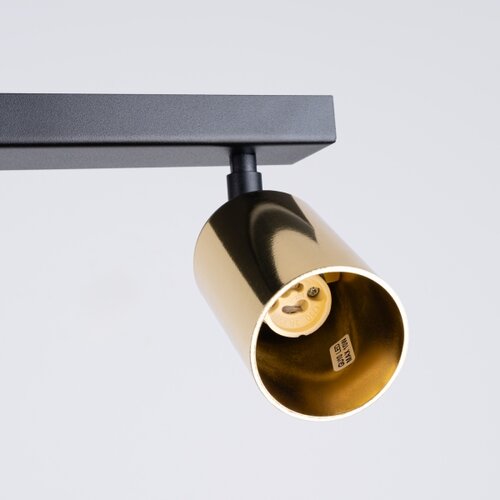 Sollux Lighting Sollux SL.1383 - Spot svetiljka WINX 2xGU10/10W/230V crna/zlatna Slike