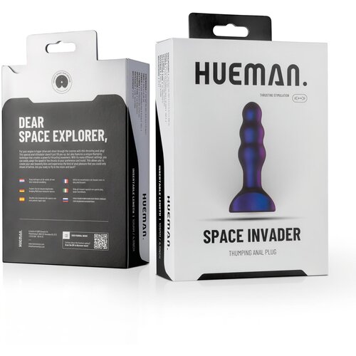 Hueman vibracijski analni čep Space Invader Slike