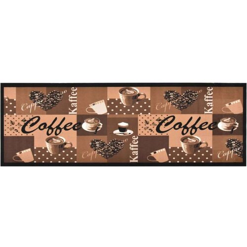 vidaXL Kuhinjska preproga pralna Coffee rjava 45x150 cm Cene