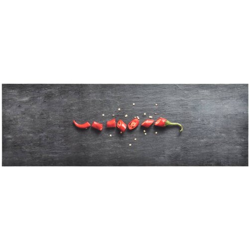 vidaXL Kuhinjska preproga pralna potisk feferona 45x150 cm Cene